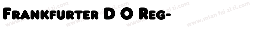 Frankfurter D O Reg字体转换